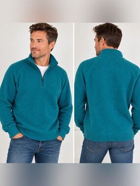 Lululemon Teal Half-Zip Pullover Sweater– XXL